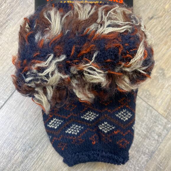 Muk Luks Heat Retainer Insulated Thermal Socks Shoe Sz 10-13 Cold Weather Snow - Picture 10 of 11